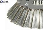 Steel Sweeper Broom Brushes Rotary Roller Customized Thickness Wear Resistant