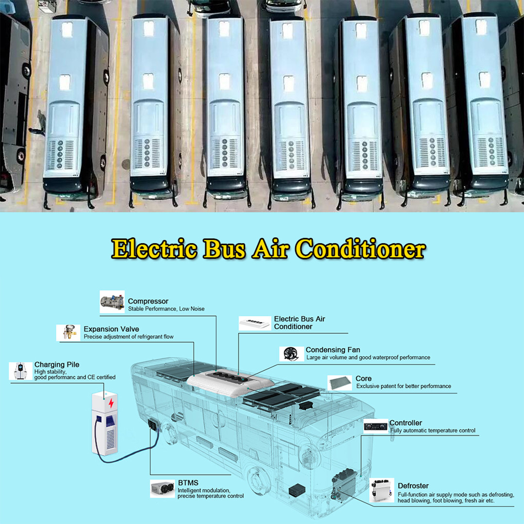 IP67 Robust Electric Bus Cab Air Conditioner