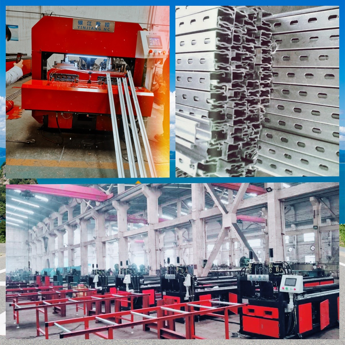 Solar Parts Punching Machine / Aluminum Alloy Solar Bracket Punching Machine