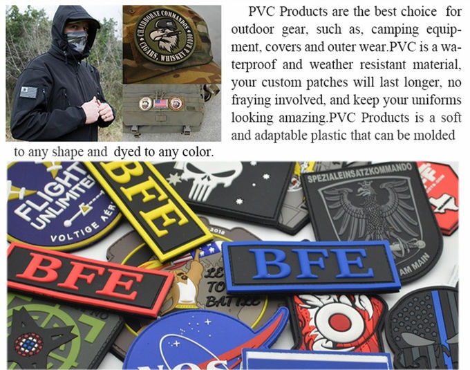 PVC Soft Squirrel Armband Patch with Velcro Can Customized Unique Design