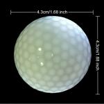 Glow In The Dark Light Up Luminous LED Golf Balls Golfers Night Training Balls