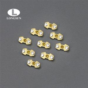 China Custom Metal Stamping Parts / Electrical Parts With Silver Contact Points wholesale