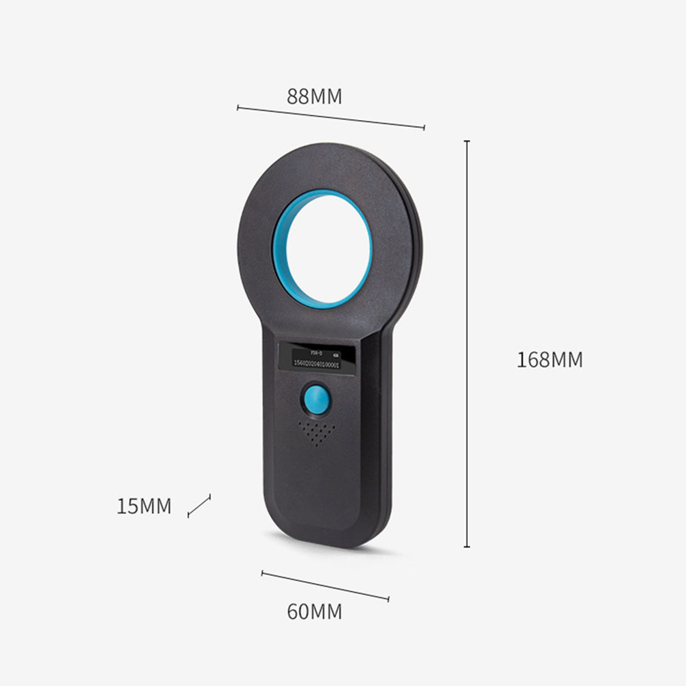 134.2Khz RFID Animal Tag Microchip Reader Dog Chip Pet Chip Scanner Reader