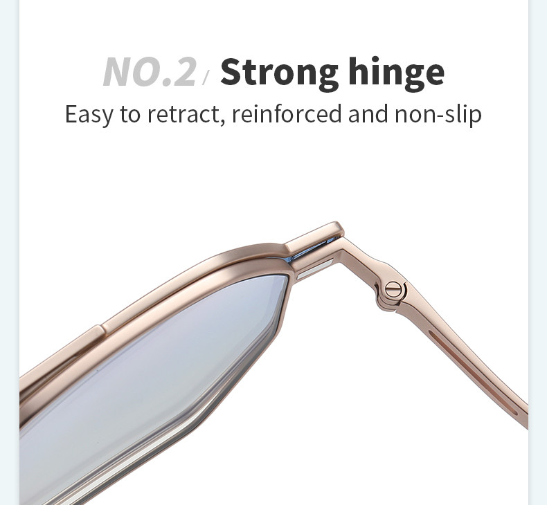 Polygon Magnetic Clip On Optical Glasses Metal Frame Sunglasses