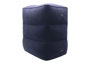 China Travel Pillow Inflatable Foot Rest Orthopedic Cushion Knitted Cushion For Car wholesale