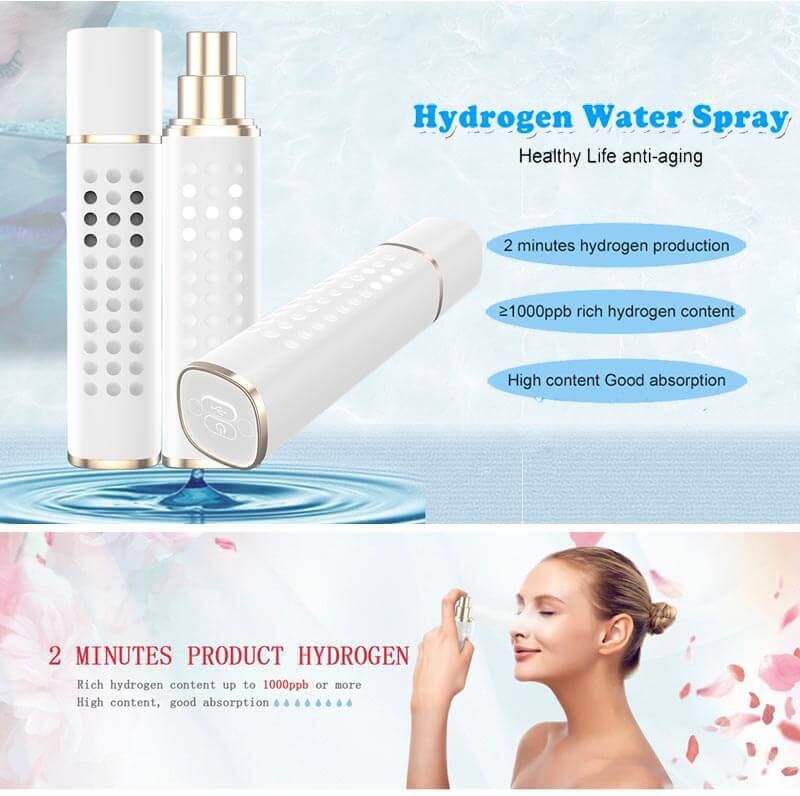 Skincare Whitening Hydrogen Water Spray 1000PPB Portable Anti Wrinkle