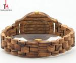 Zebra His And Hers Wooden Watches For Couple Can Customized Logo