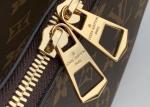 Ladies Odeon Chain 27cm Single Strap Shoulder Handbags Brown