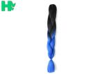 22 Inches Long Synthetic Hair Pieces Black And Orange Fashion Women Hair
