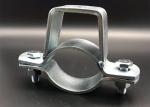 Zinc Plated Strut Pipe Clamps HDG Medium Duty Yoke Clamps Carbon Steel