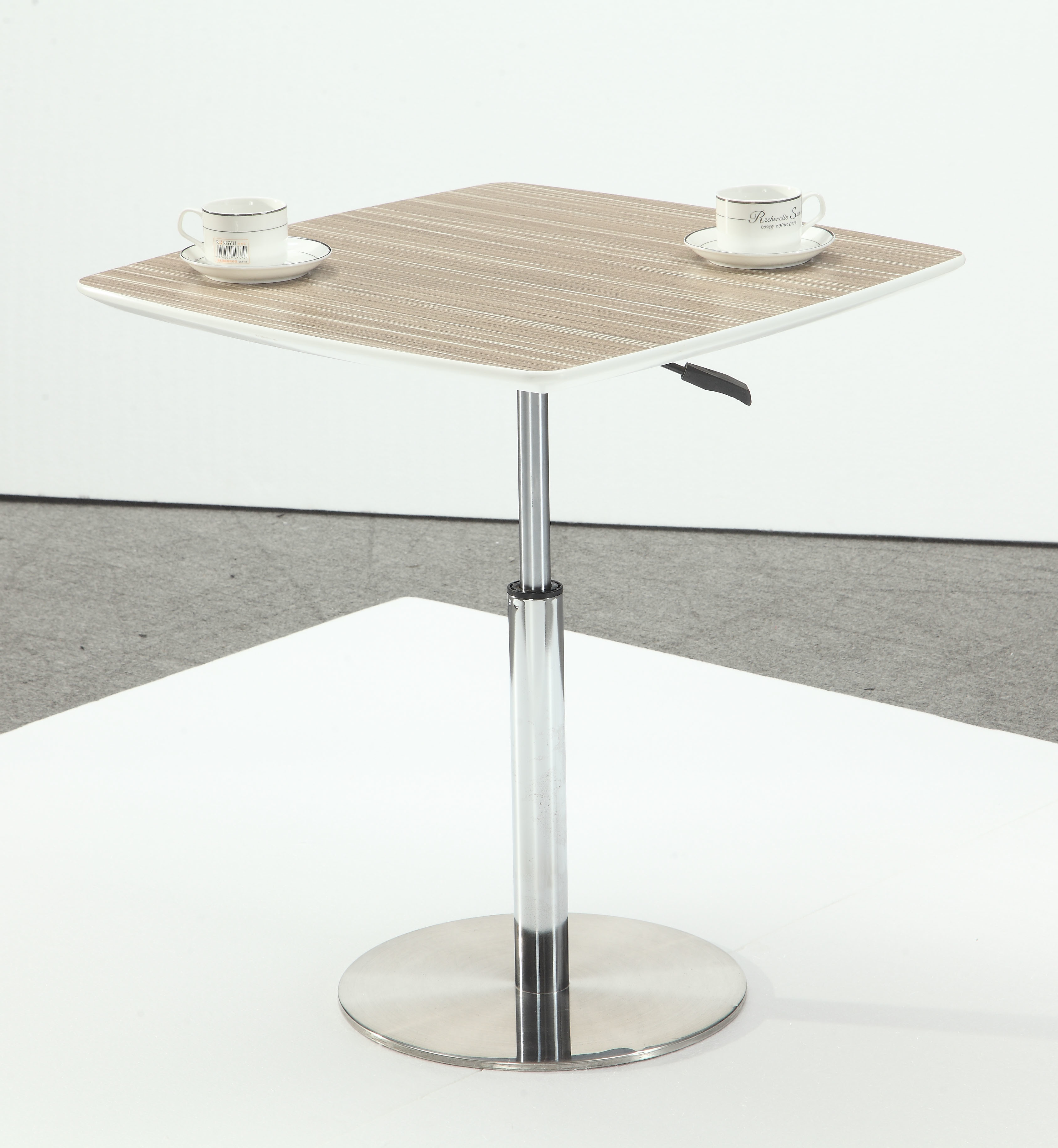 Movable Metal Legs Office Training Tables High Strength Metal Frame BV Approved