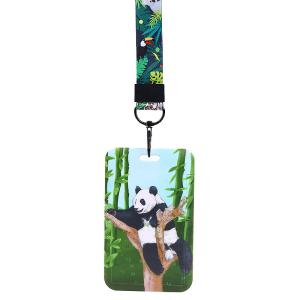 China Stylish Deyi Custom Logo Lanyard Card Holder for Your Corporate Events wholesale
