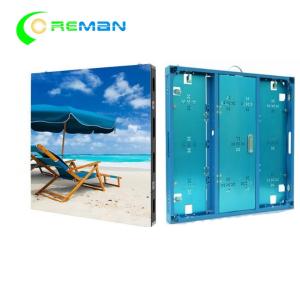 China Rental P4 P5 Outdoor Full Color LED Screen 64x64 96x96 Brushed Aluminum Made wholesale