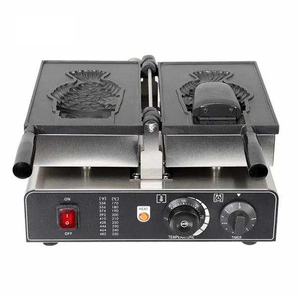 Silver 350x500x200 Most Popular Customized Taiyaki Machine Open Mouth Fish