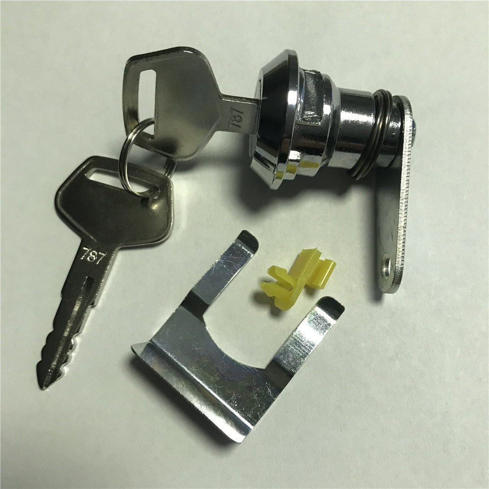 Excavator Door Lock Core PC200 PC210 PC240 PC360-7 Cab Door Lock Safety Key Parts