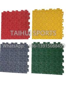 China Indoor / Outdoor Basketball Court Tiles , PP Interlocking Sports Flooring Tiles wholesale