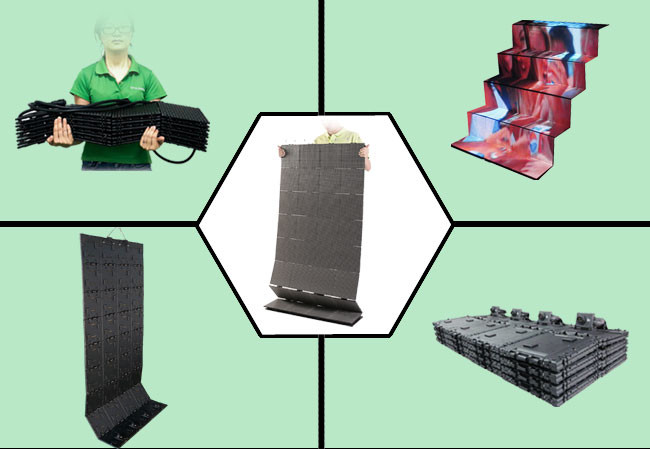 P6 Hirght Brightness Flexible Rental LED Screen ,High Refresh Super Slim Fast Install Module LED Dispaly For Stage