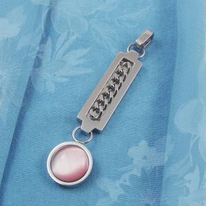 China 316L Stainless Steel Rectangle Square Shaped Necklace Pendant LPS0165-1 wholesale
