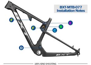 China BXT Full Suspension Bike Frame Parts Shockingproof Shox Screws on sale