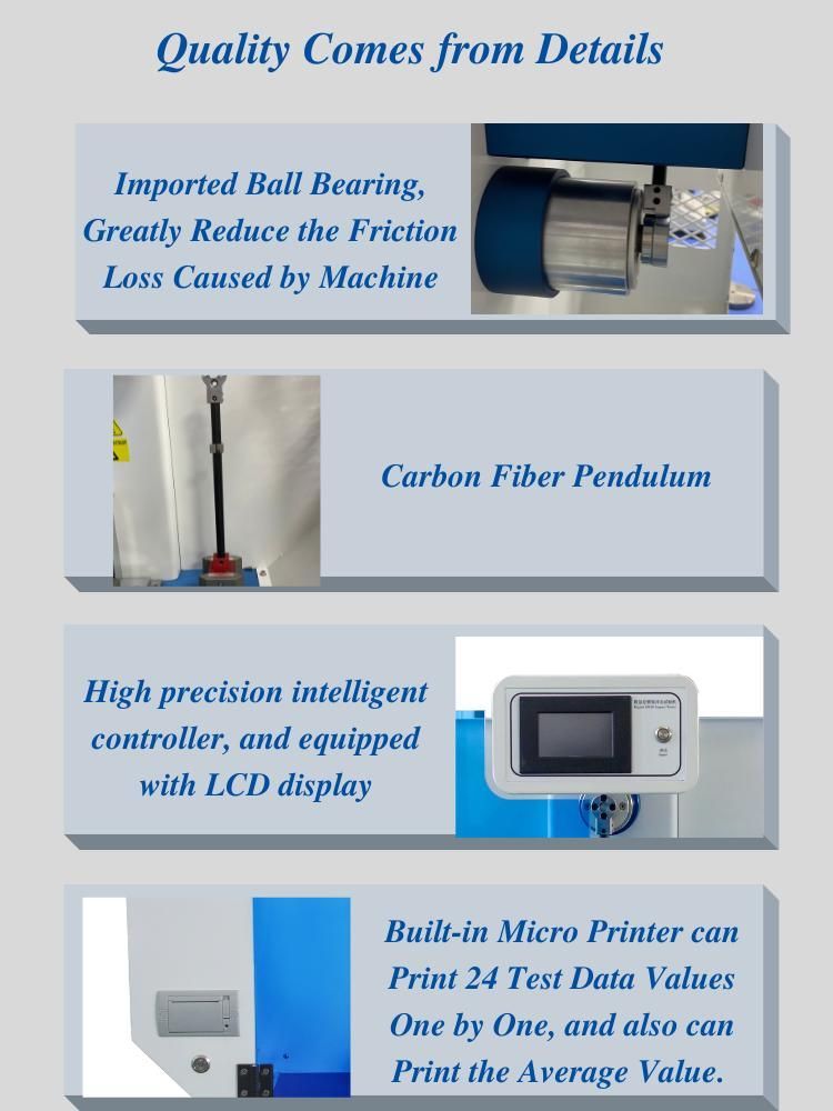 Plastic Izod Impact Testing Machine for Ceramic