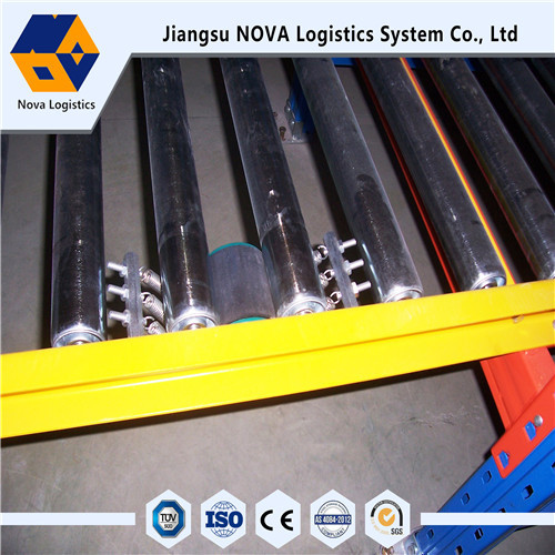 Pre Galvanized Forklift Working Gravity Flow Racking , Heavy Duty Gravity Shelving