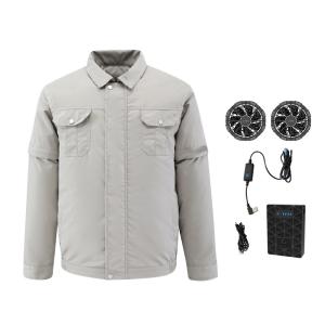 China Turbo Fan Air Conditioned Shirts Wearable Air Conditioner T Shirt wholesale