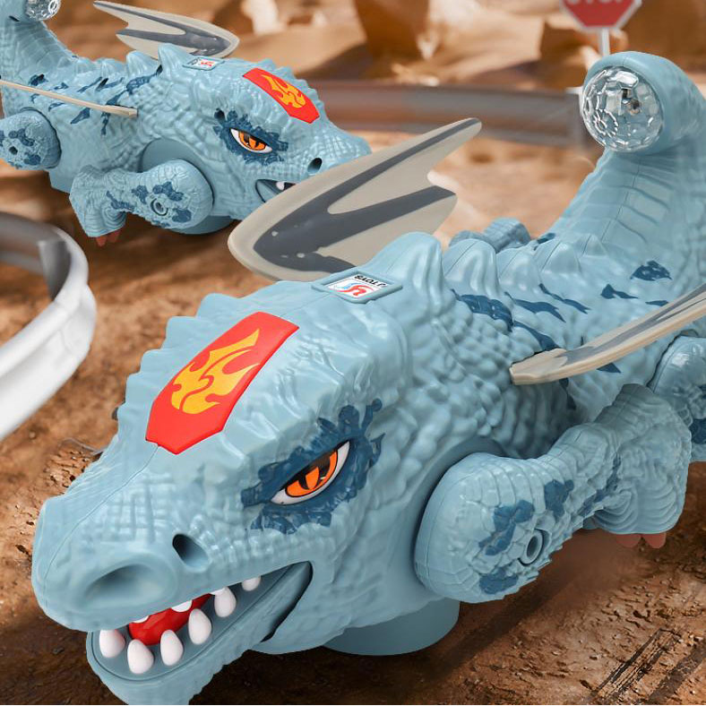 Colorful Music and Lighting Electric Universal Simulation Dinosaur Toy Items for Kids