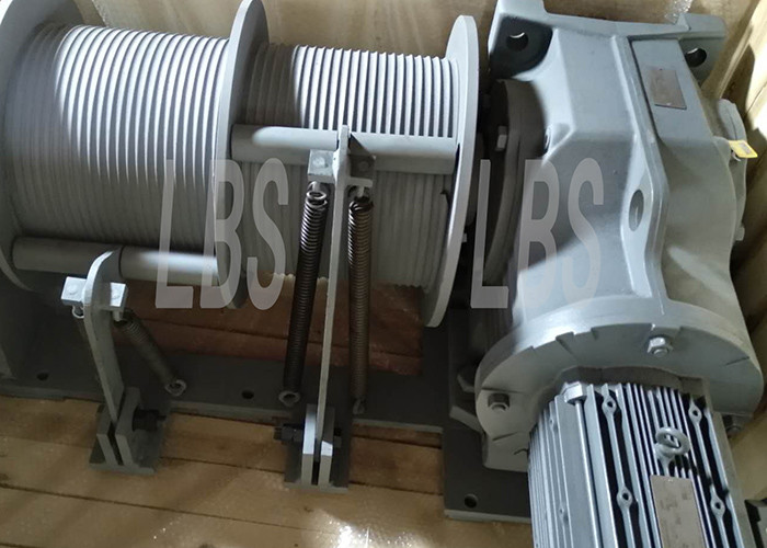 10T Double Grooved Drum Electric Winch Machine