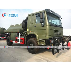 5000 Liter HOWO 4x4 Off Road AWD Aviation Refueler Truck