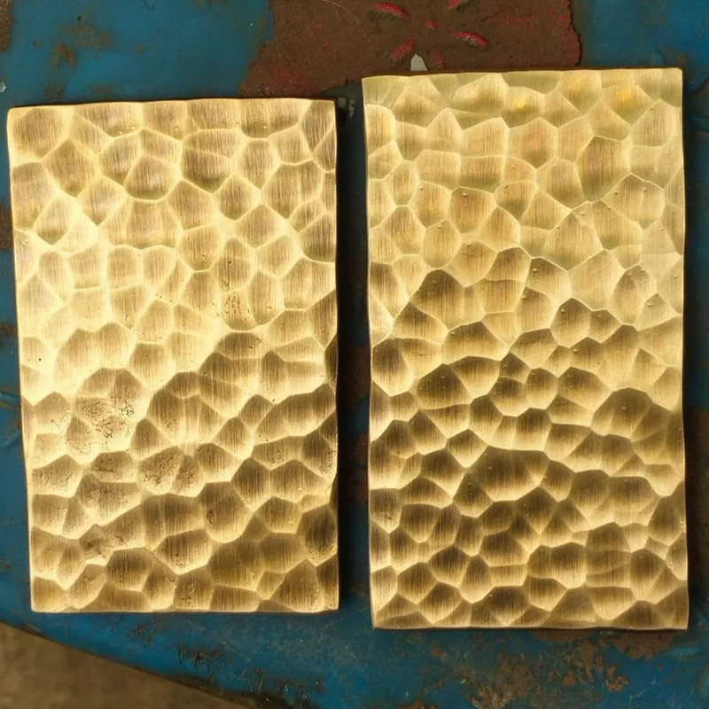 201 304 Hammered Design Stainless Steel Embossed Sheet PVD Gold color Decorative Plates