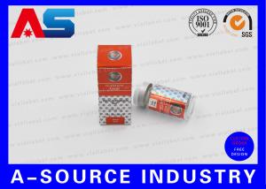China Laser Hologram Medication Label Stickers Cardboard Vial Storage Box Printing , Label Size For 10ml Bottle wholesale