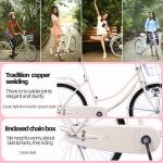 20 24 Inches Portable Girls Bicycle Women Ladies High Carbon Steel City Bike