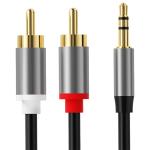 Colorful Video Audio Cables , Stereo Jack Cables 2 Rca 3.5Mm Digital To Male For