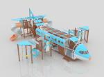 Child Friendly Climbing Play Equipment Compact Park Climbing Frame For Adults