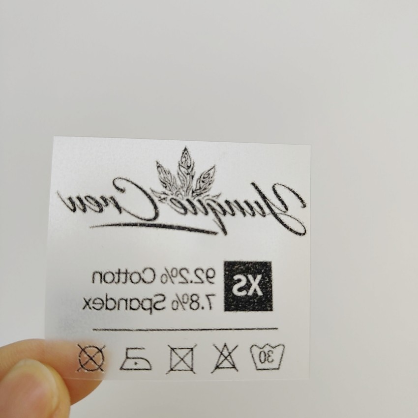 Care Contact Inside Neck Labels Without Sewing Customized Neck Size Labels For Clothing