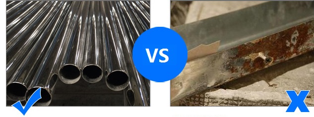 Round Square Hex Stainless Steel Tube AISI 304L 316 430 Seamless SS Pipe
