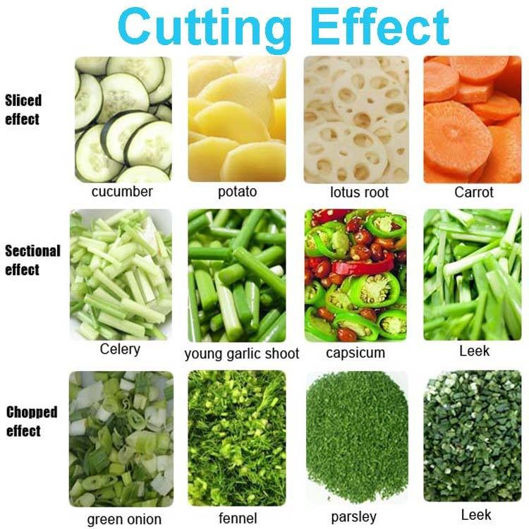 Stainless Steel Fruit Cabbage Celery Leek Spinach Green Onion Cucumber Carrot Shredder Slicer Vegetable Cutter