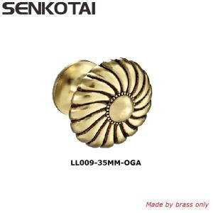 China Antique Style Brass Elegant Solid Hardware Knobs for Furniture Cabinet Closet Drawer Box Door Handles wholesale