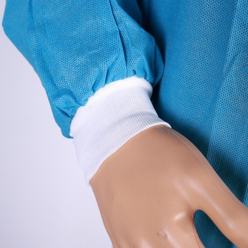 SMS Nonwoven Disposable Isolation Gowns , Unisex Disposable Dressing Gowns