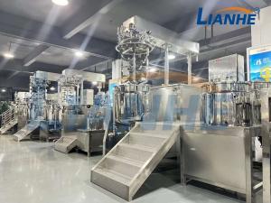 China 300L Cosmetic Vacuum Mixer Homogenizer Face Cream Making Machine wholesale