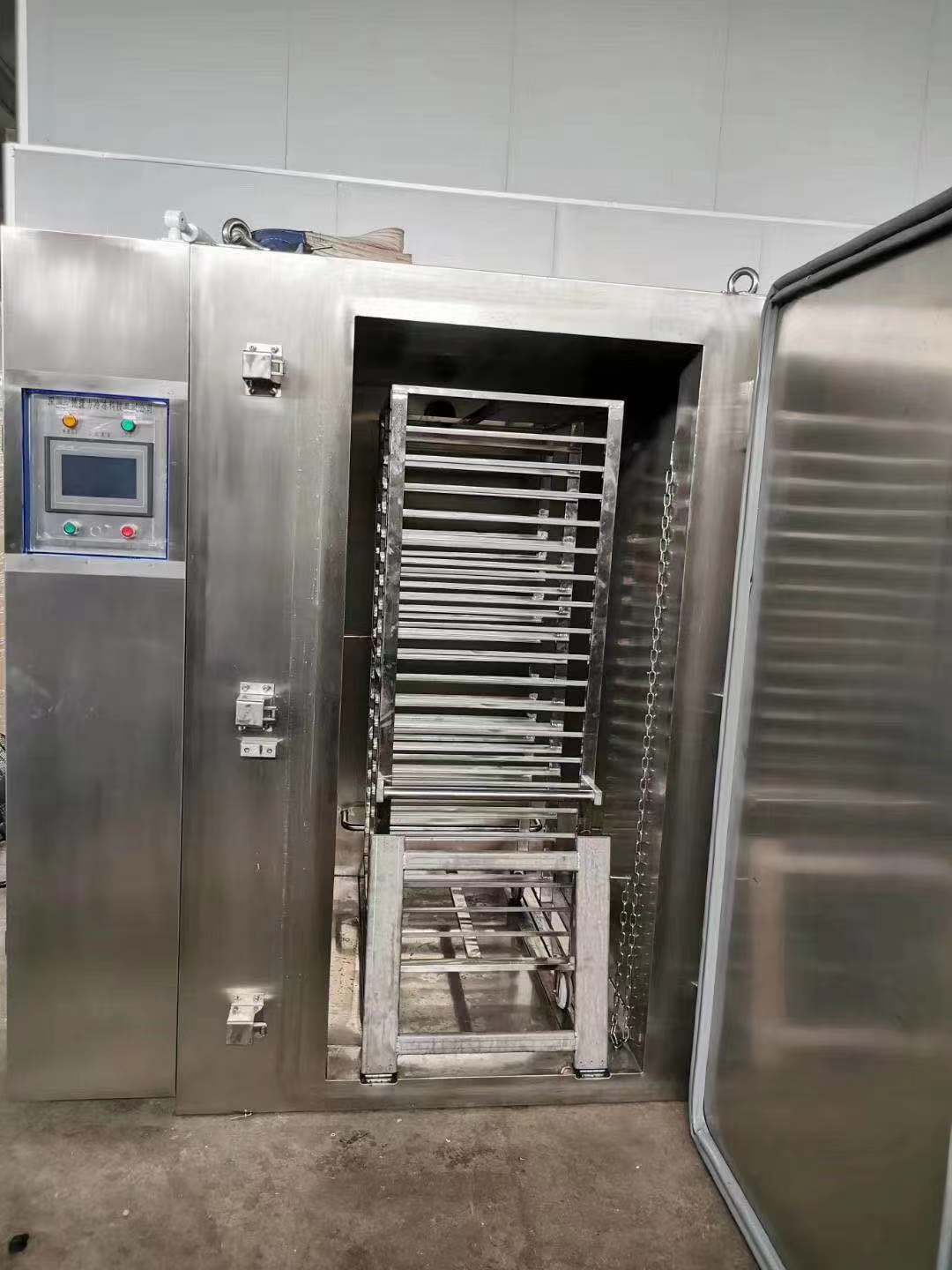 IQF 300kg/Hour Liquid Nitrogen Blast Freezer Portable Blast Chiller 30 Cu Ft