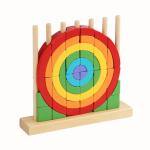 Eco Friendly Washable Kindly Toys Montessori Puzzles Education Wooden Rainbow