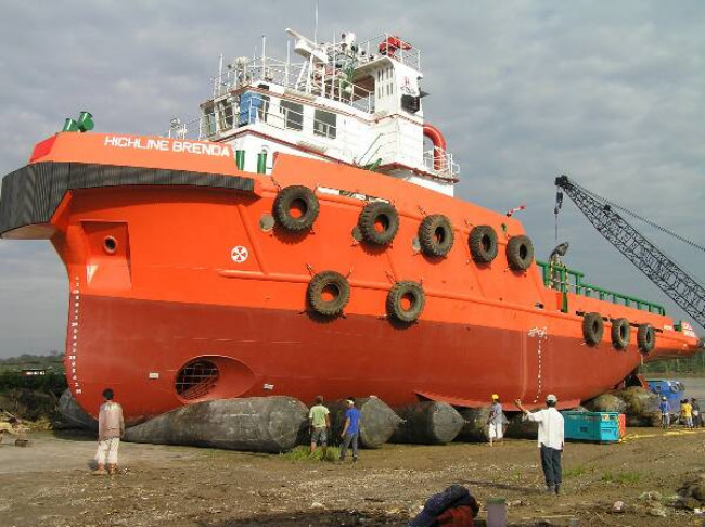 Floating Boat Lifting Airbags Ship Rubber Heavy Duty Airbags For Lifting