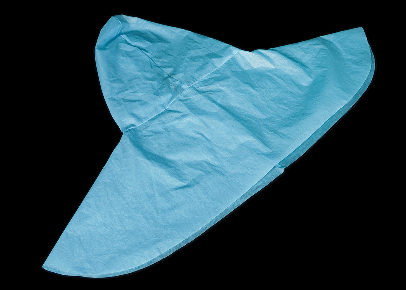 Single Use Blue Disposable Balaclava Hood / Surgical PE PP Head Cover