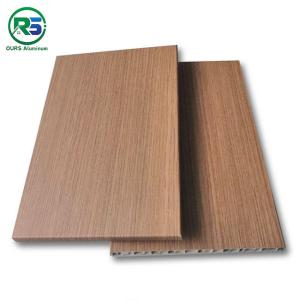 China Wood Graid Aluminum Honeycomb Panel / Curtain Wall Sandwich Metal Panel wholesale