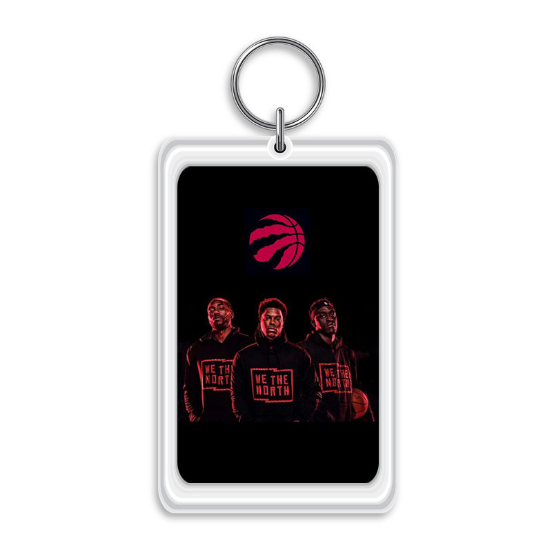3.7x5.7cm 3D Lenticular Printing Service For Gifts / Acrylic Keychain With NBA Star