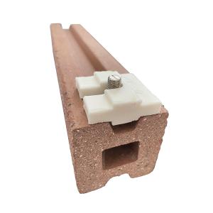 China Pa 66 Aluminium Profile Accessories With Increased Elasticity wholesale