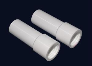 China Thread Zirconia Alumina Ceramic Tube Pipe Wear Resistance wholesale