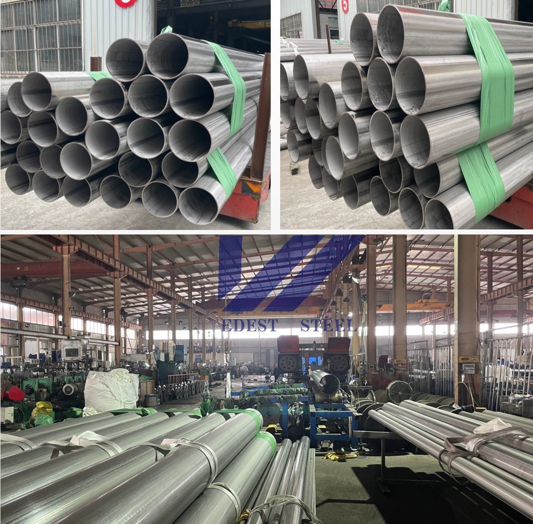 SS 201 304 304L 316 2205 Stainless Steel Welded Pipe Round Non Rusting
