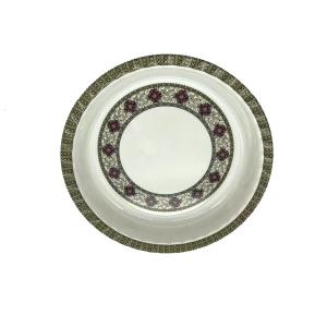 China Eco Friendly Unbreakable Melamine Dinner Plates Durable Melamine Soup Plate wholesale